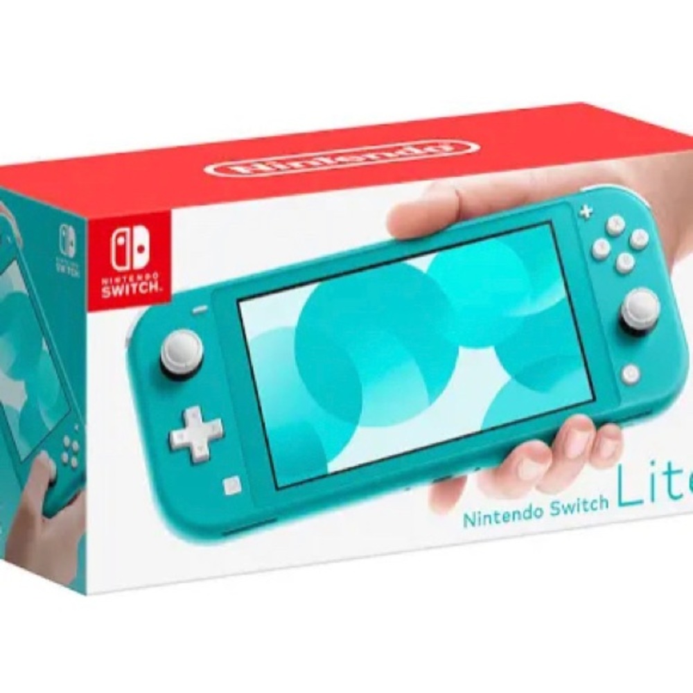 Nintendo Switch Lite. Comes with Black Case, and 150 gigabyte microchip.